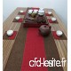 Sucastle® 35x180cm Linge de maison Chemin de Table Cuisine Imperméable Décoration en Aspect naturel - B0735GBG8Y